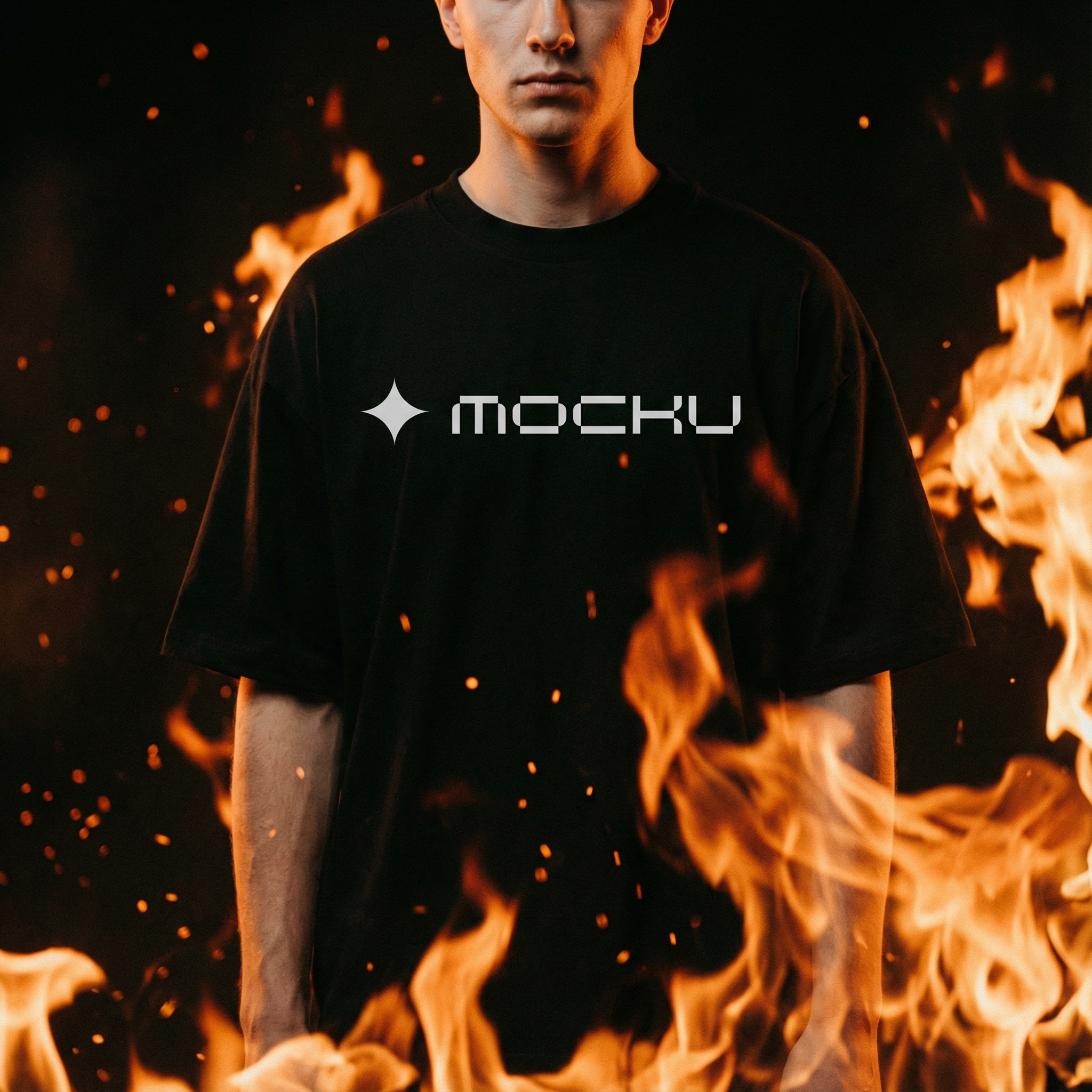 T-Shirt Pure Fire Aura mockup
