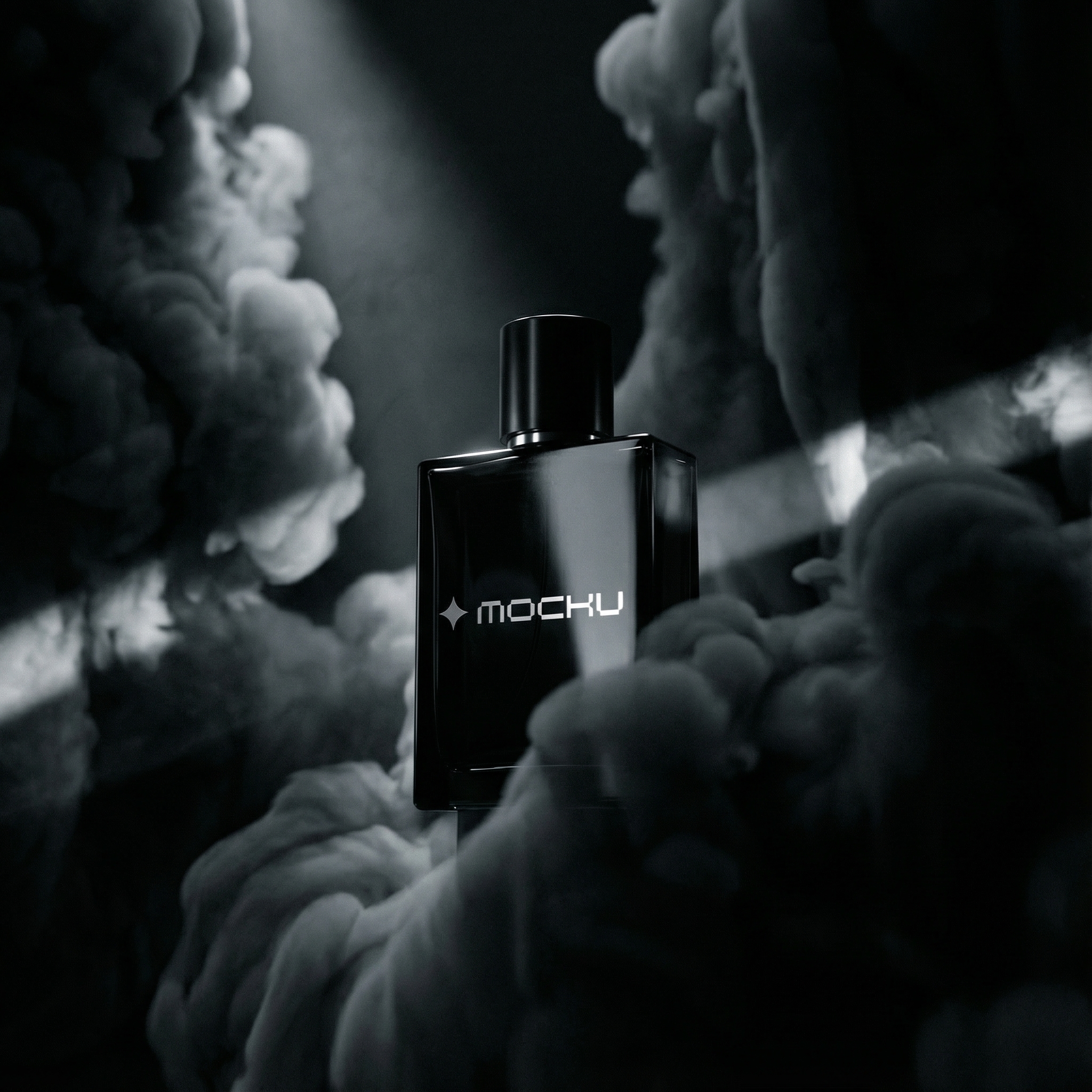 Perfume Bottle Minimal White mockup