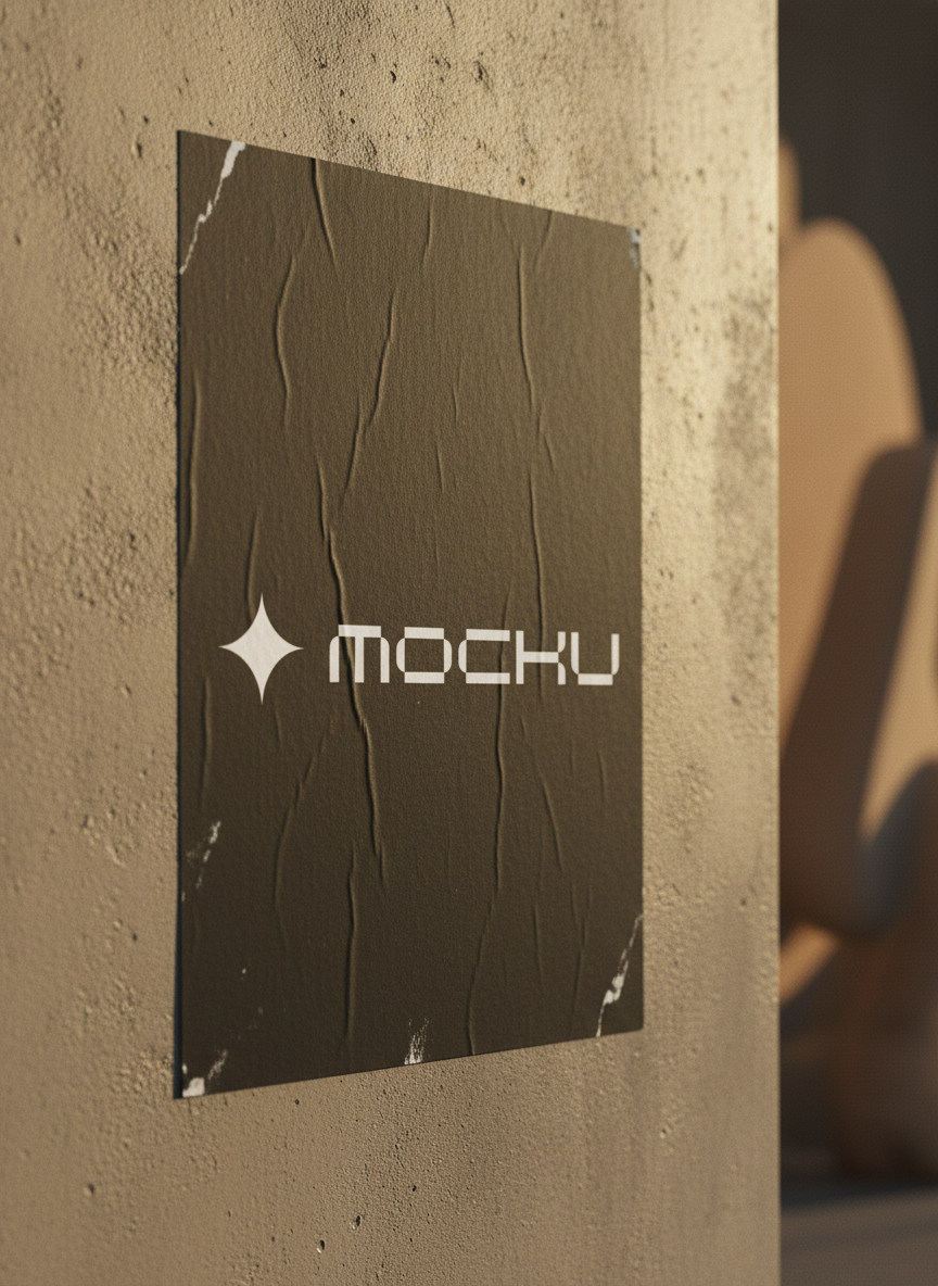 Street Poster Botanical Stone mockup