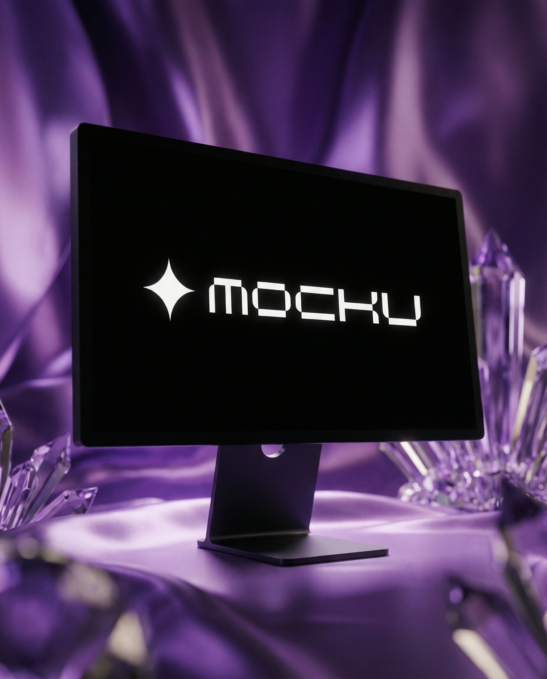 Apple Studio Display Amethyst Dream Studio mockup