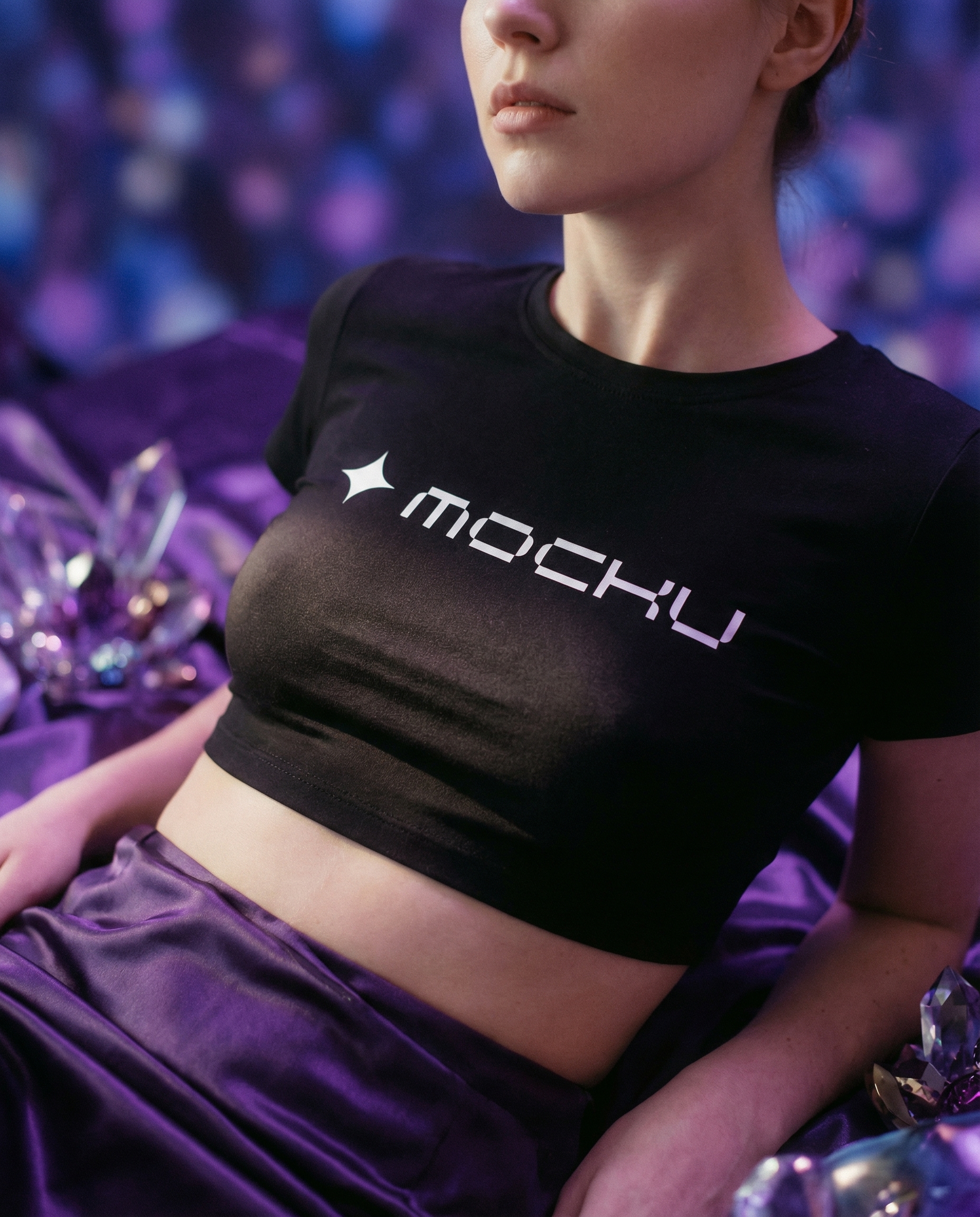 Crop Top Amethyst Dream Studio mockup