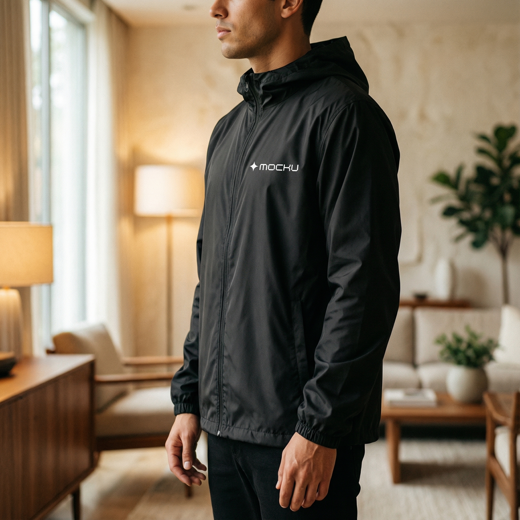 Windbreaker Premium Lifestyle Interior mockup