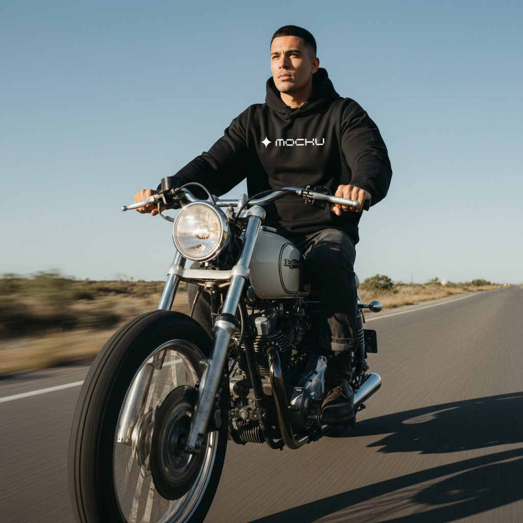 Hoodie Minimal Light mockup