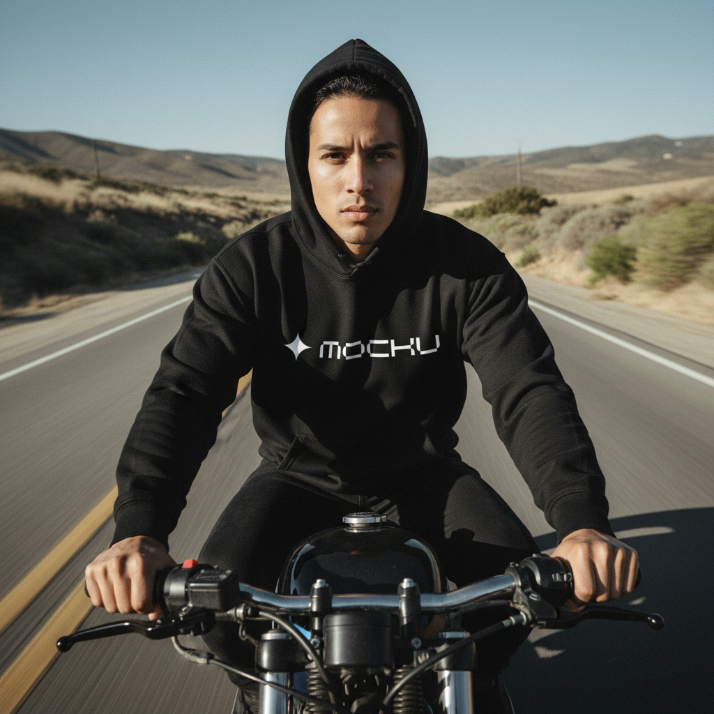 Hoodie Minimal Light mockup