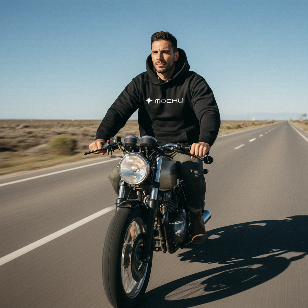 Hoodie Minimal Light mockup