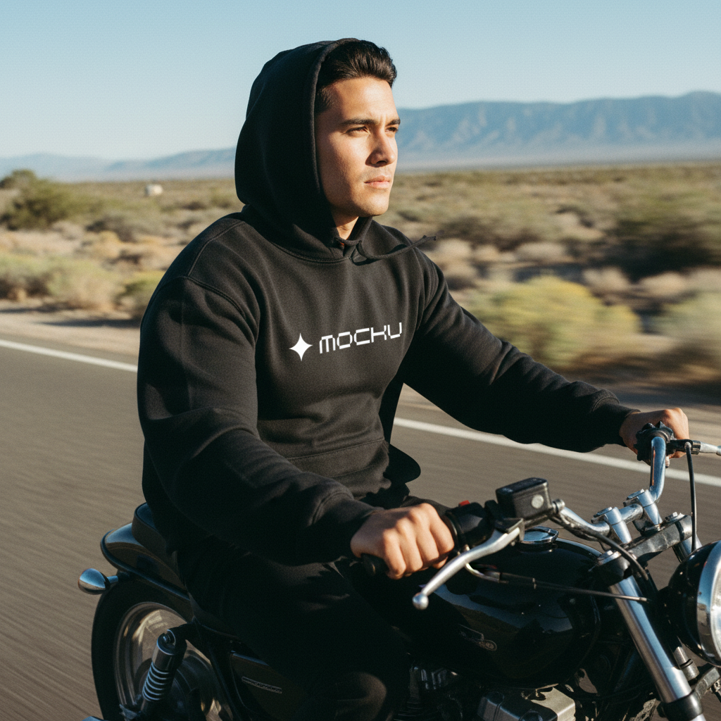 Hoodie Minimal Light mockup