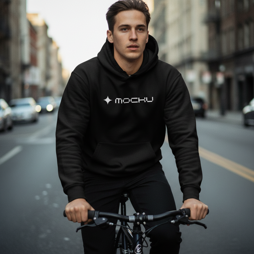 Hoodie Minimal Light mockup