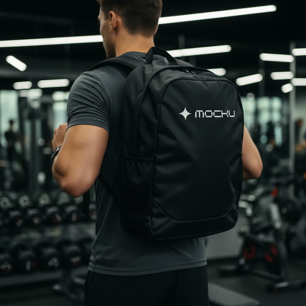 Backpack Minimal Light mockup