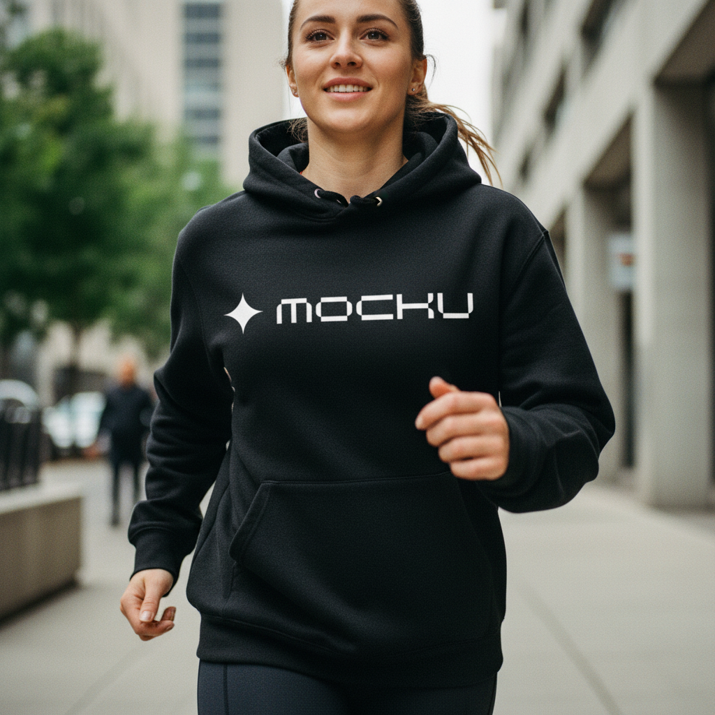 Hoodie Minimal Light mockup