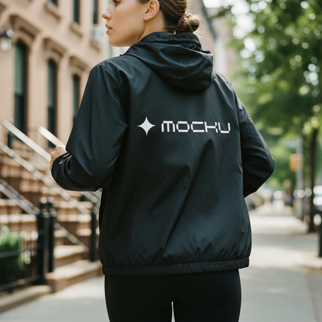 Windbreaker Minimal Light mockup