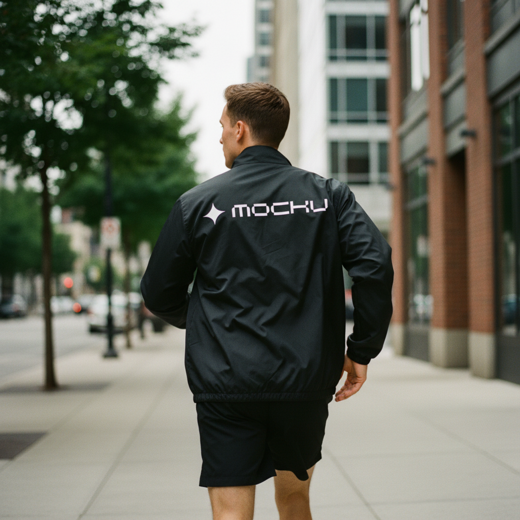 Windbreaker Minimal Light mockup