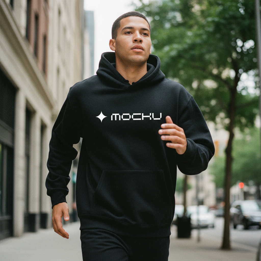 Hoodie Minimal Light mockup