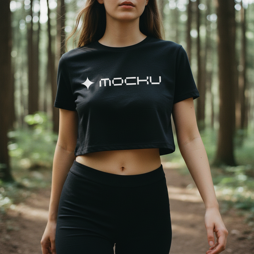 Crop Top Minimal Light mockup