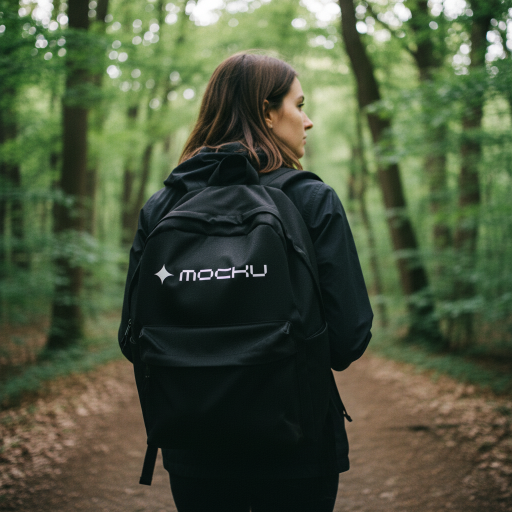 Backpack Minimal Light mockup