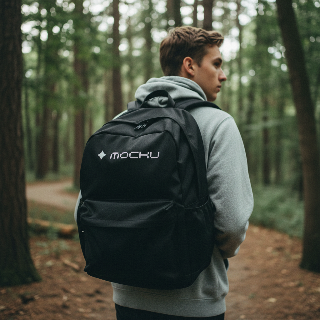 Backpack Minimal Light mockup