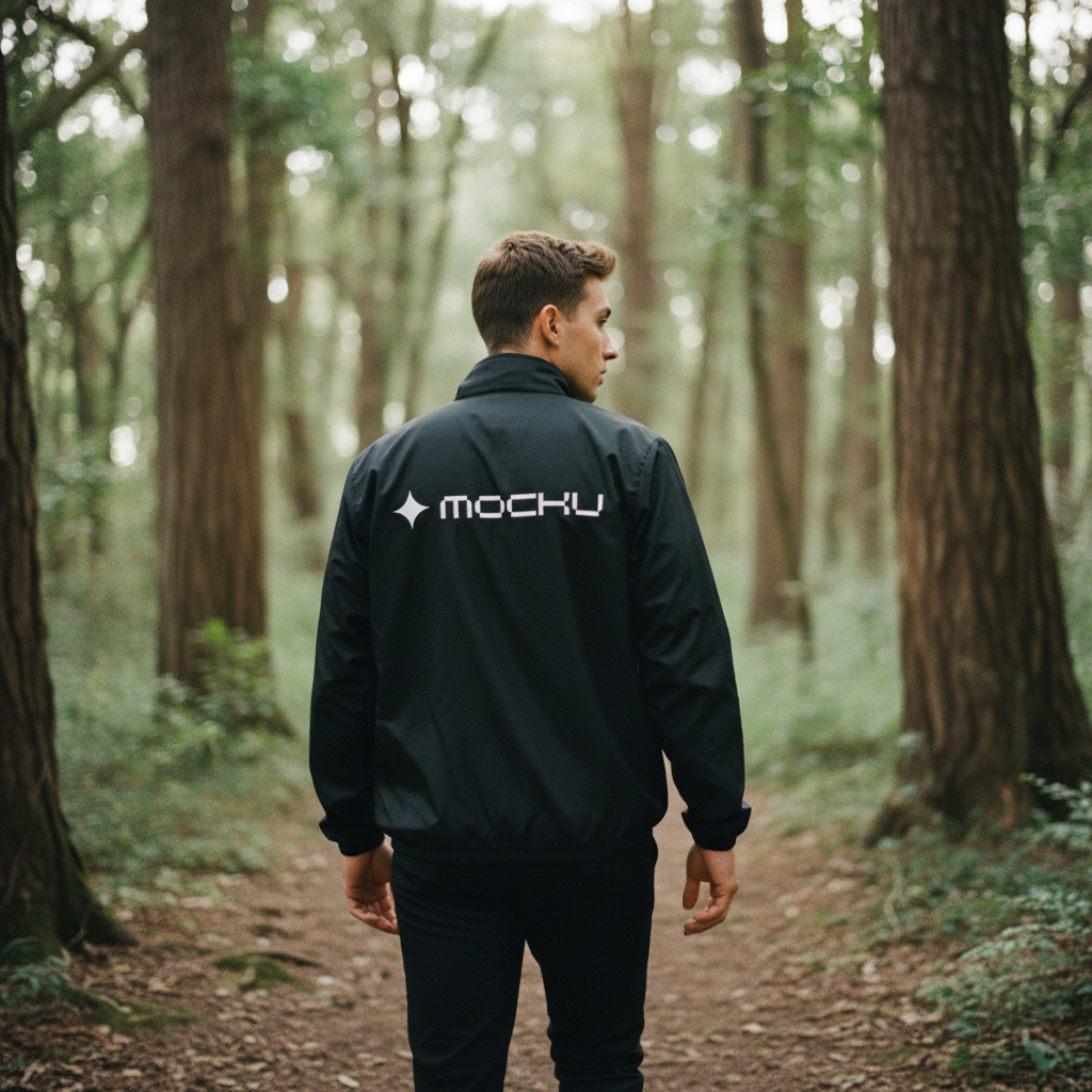 Windbreaker Minimal Light mockup