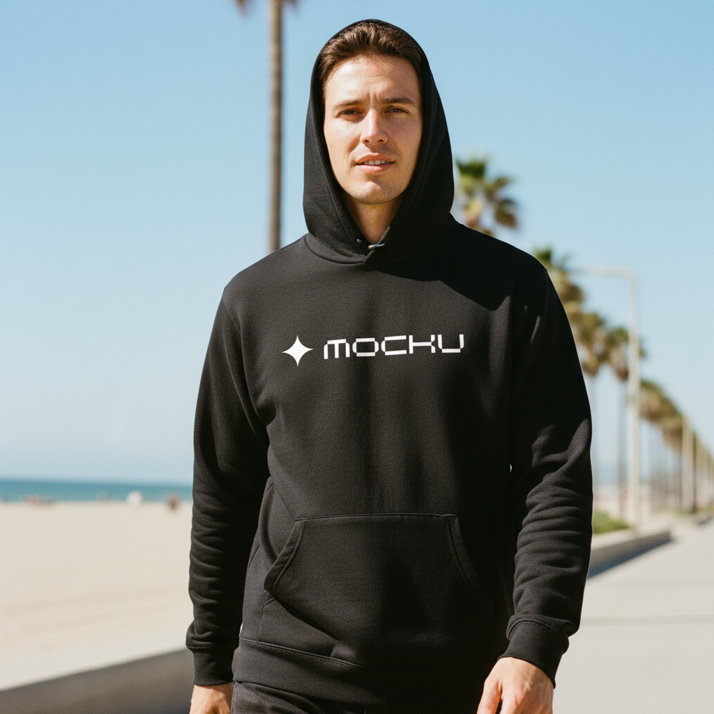 Hoodie Minimal Light mockup
