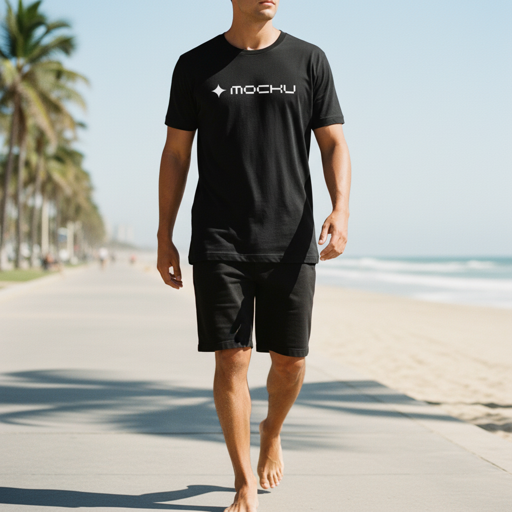 T-Shirt Minimal Light mockup