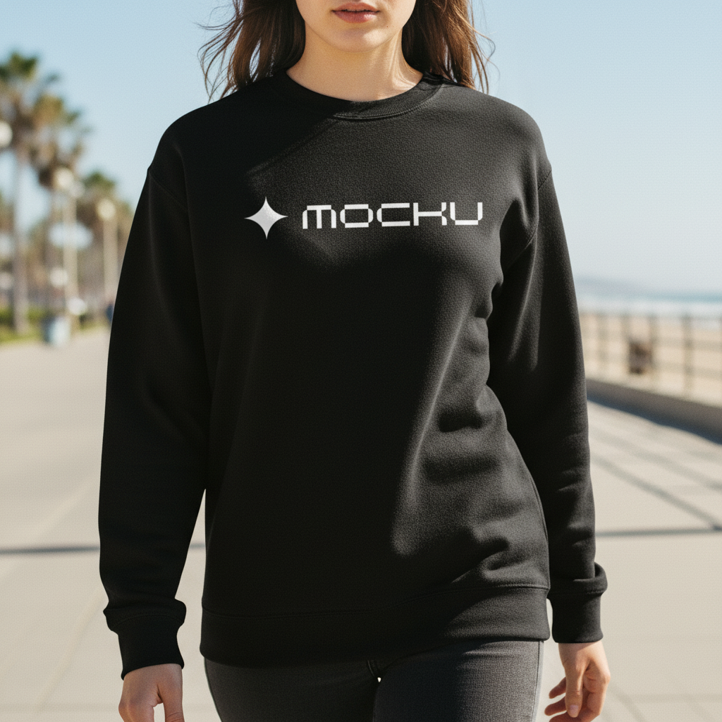 Sweatshirt Minimal Light mockup