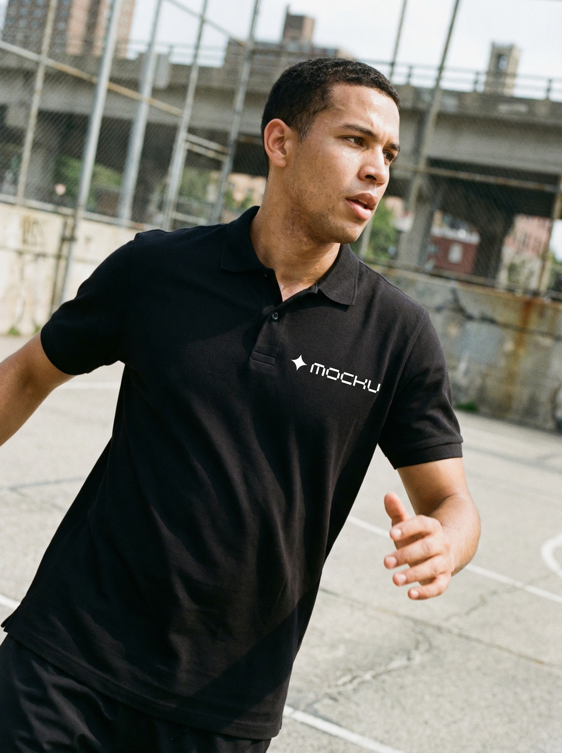 Polo Shirt Minimal Light mockup