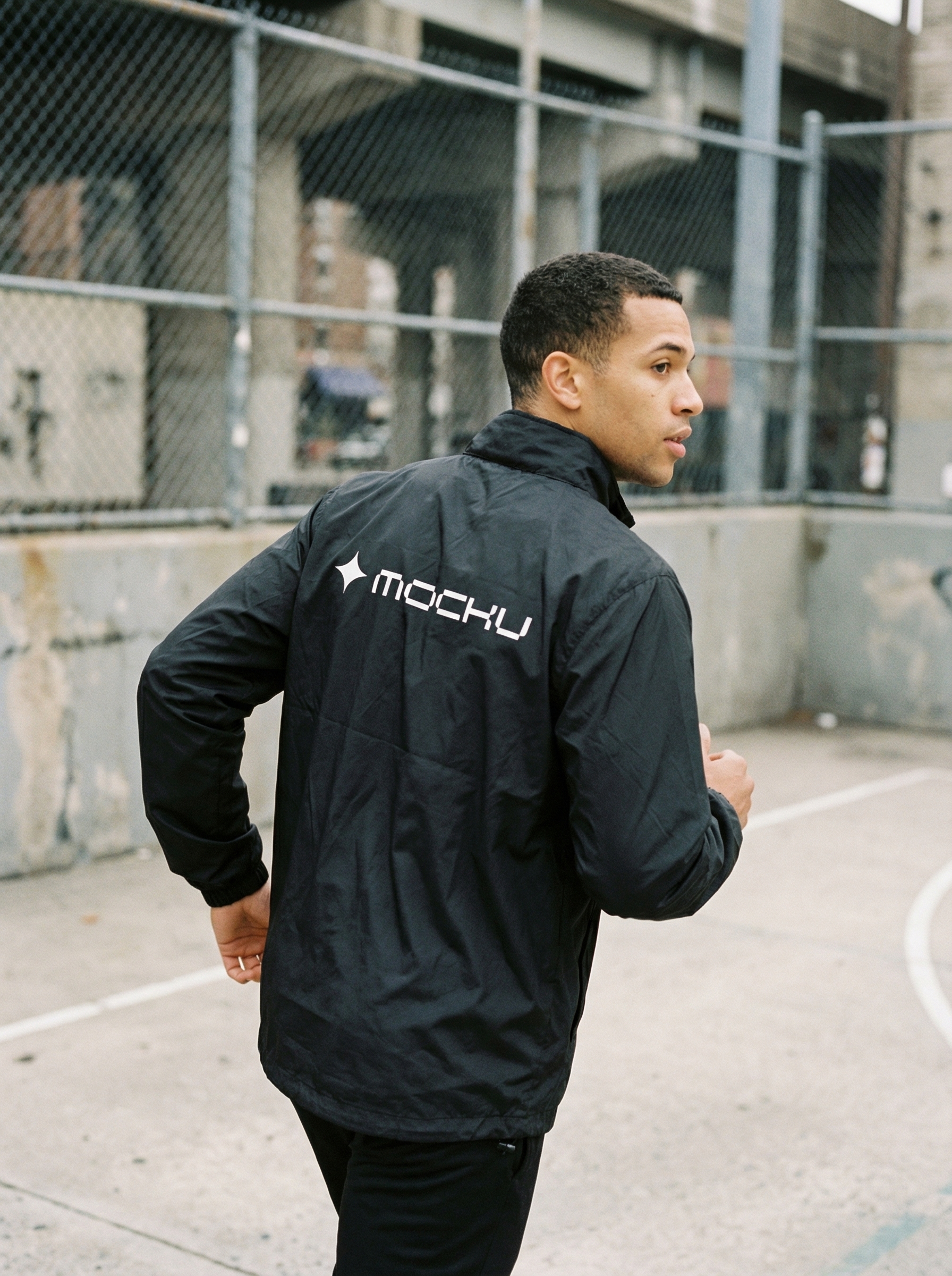 Windbreaker Minimal Light mockup