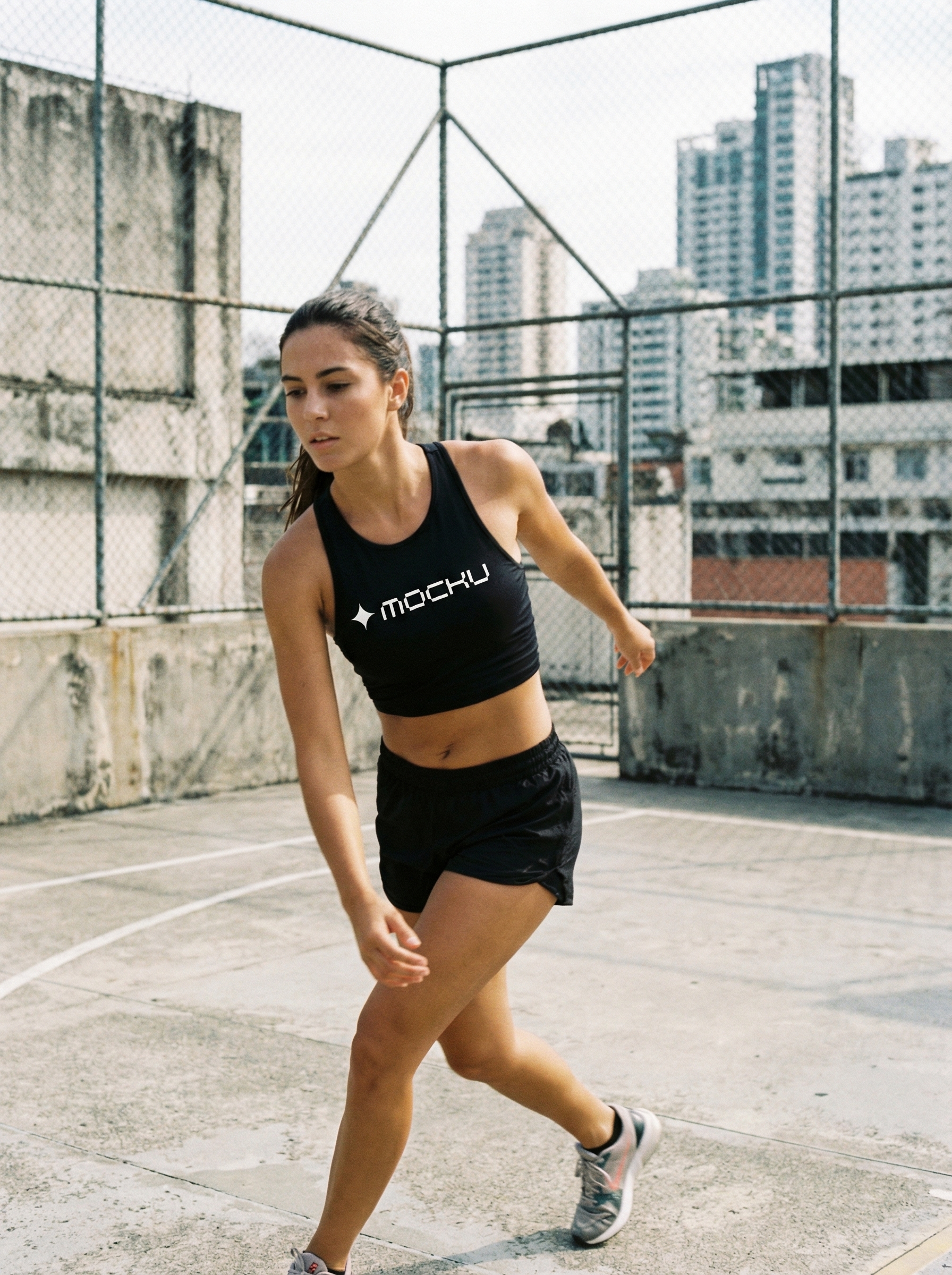 Crop Top Minimal Light mockup