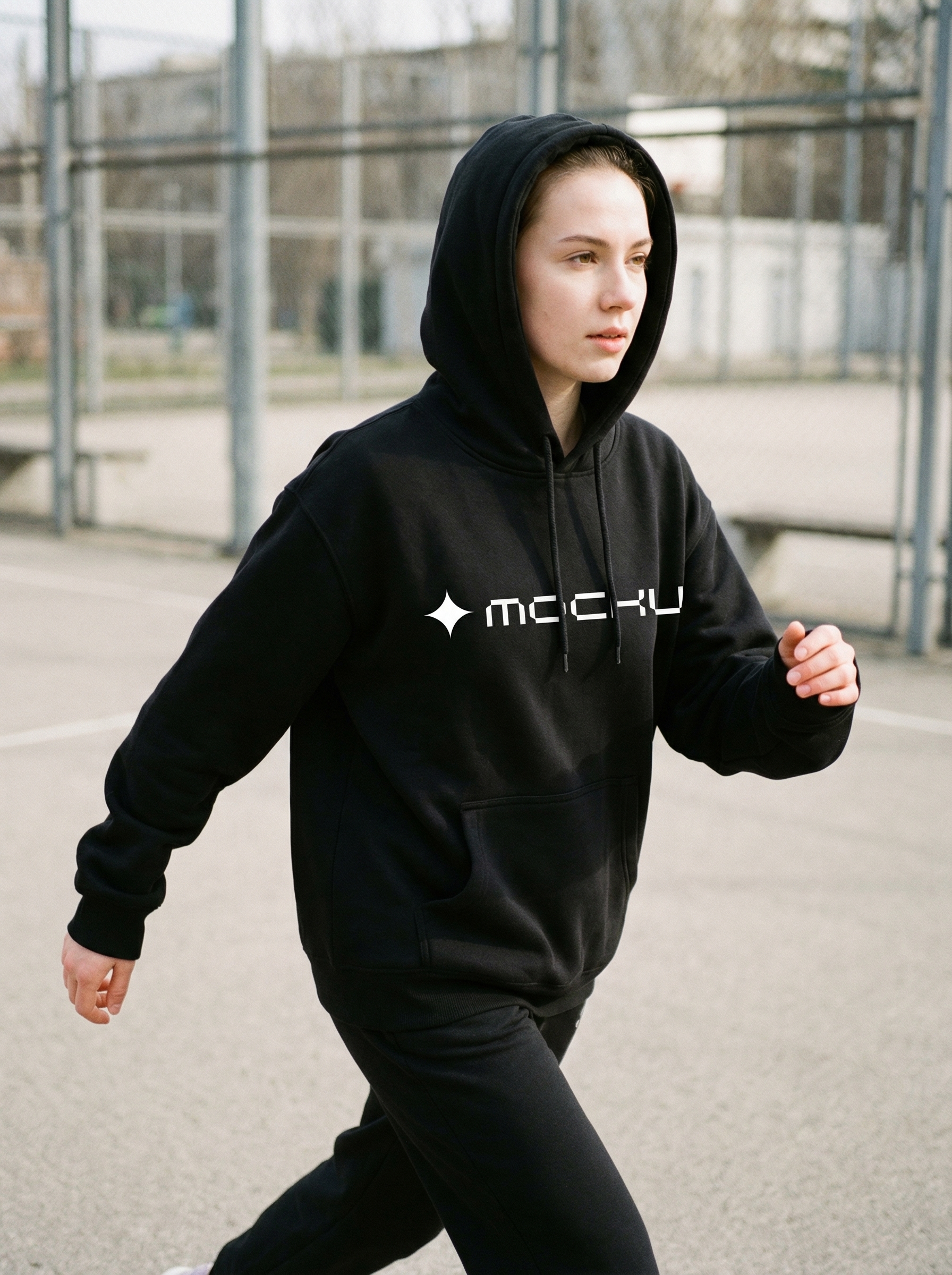 Hoodie Minimal Light mockup