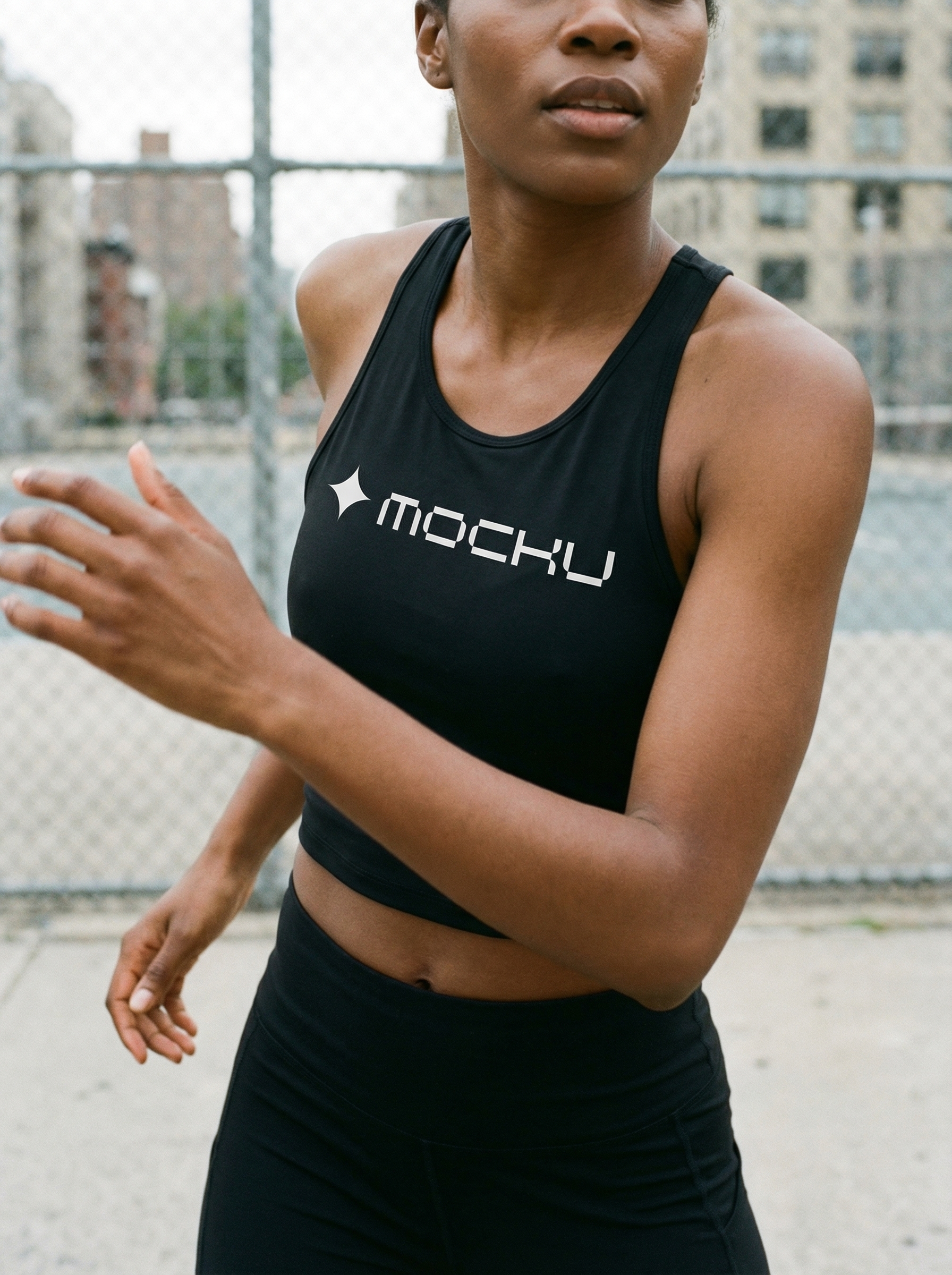 Crop Top Minimal Light mockup