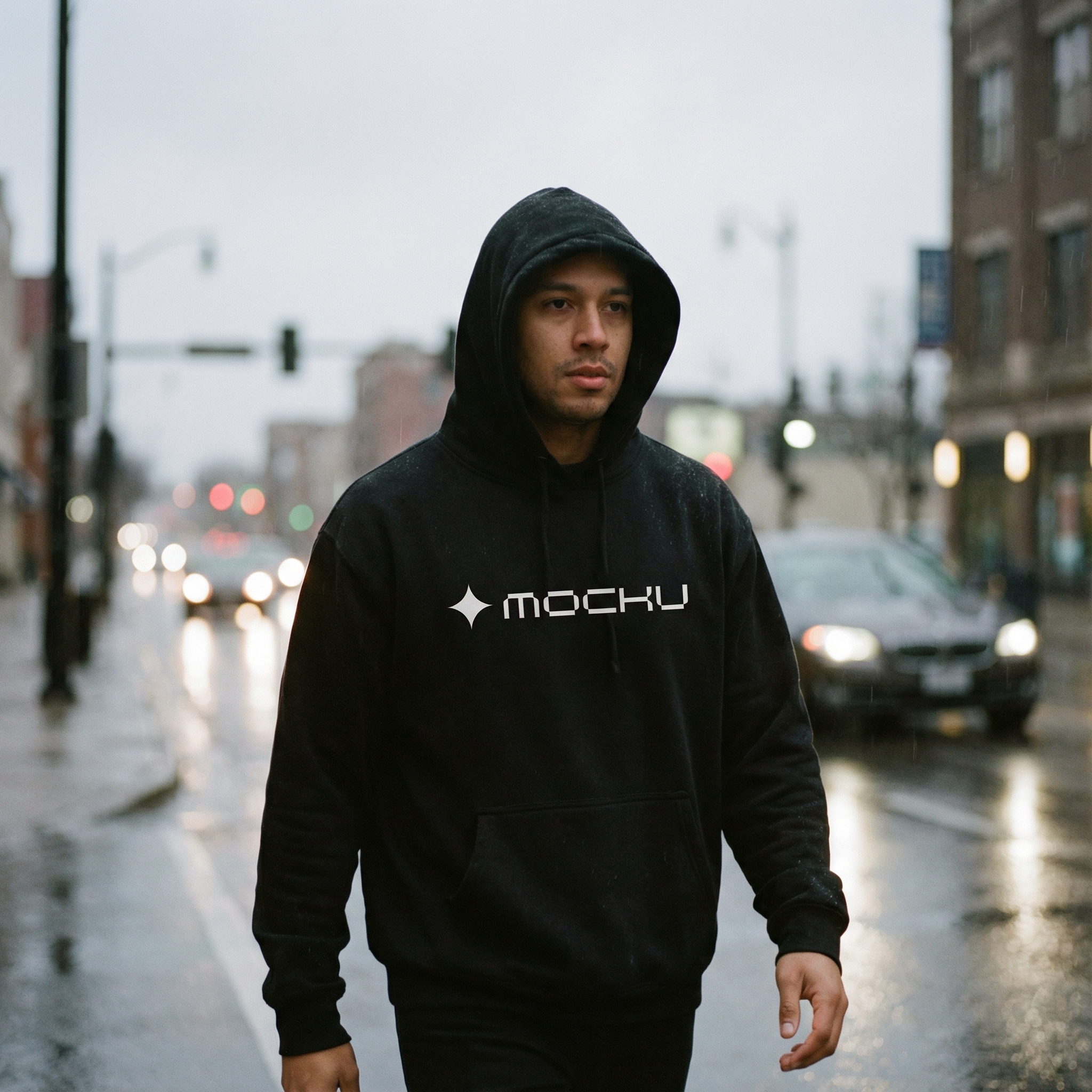 Hoodie Minimal Light mockup