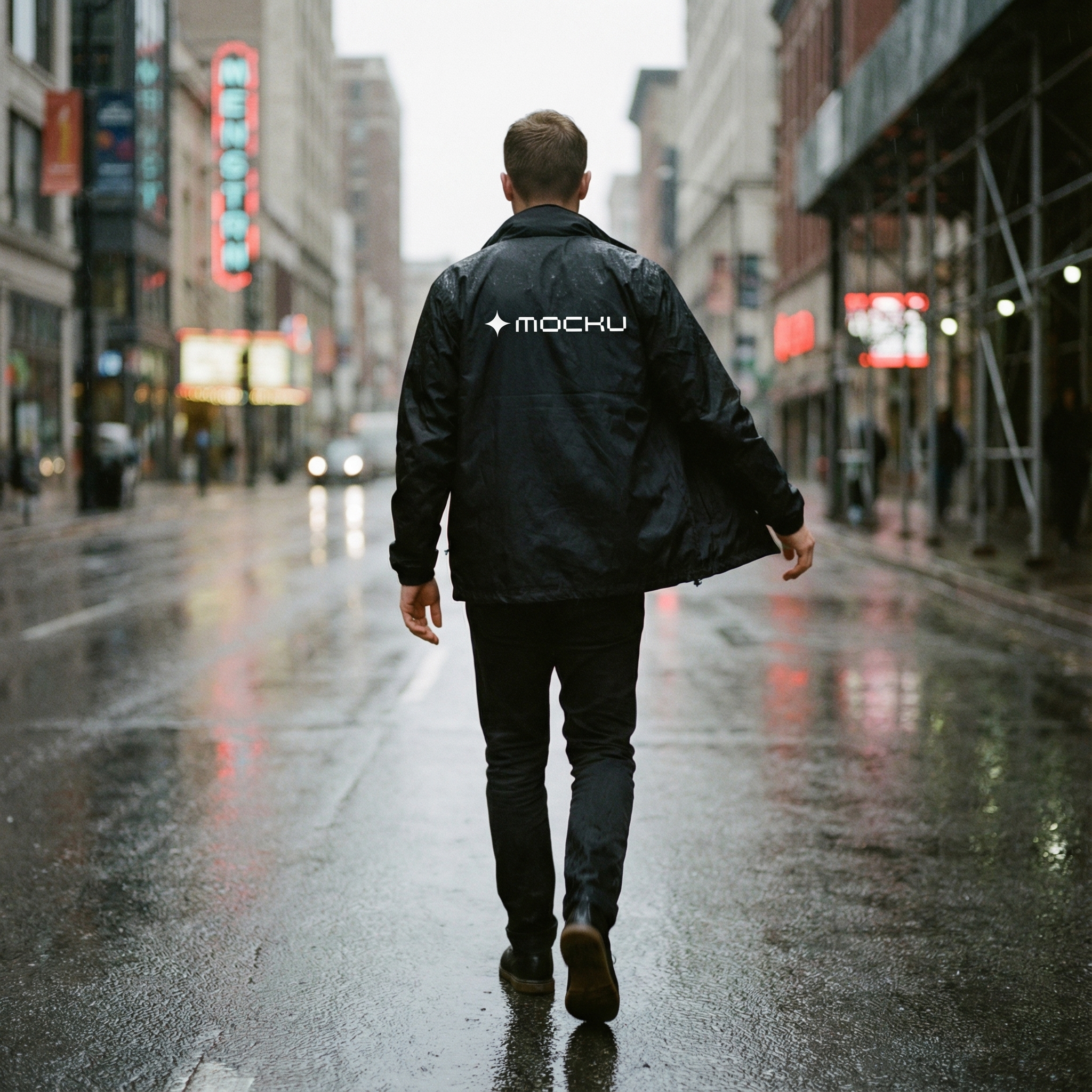 Windbreaker Minimal Light mockup