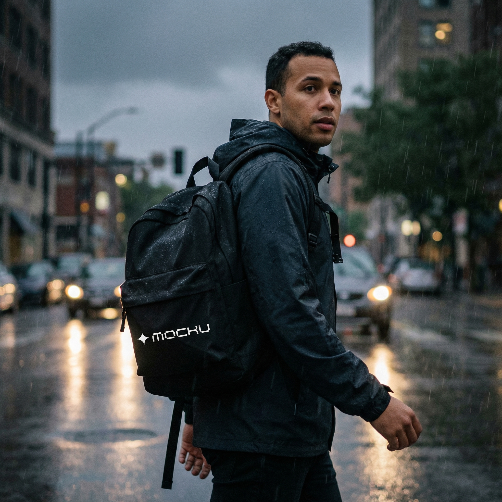 Backpack Minimal Light mockup