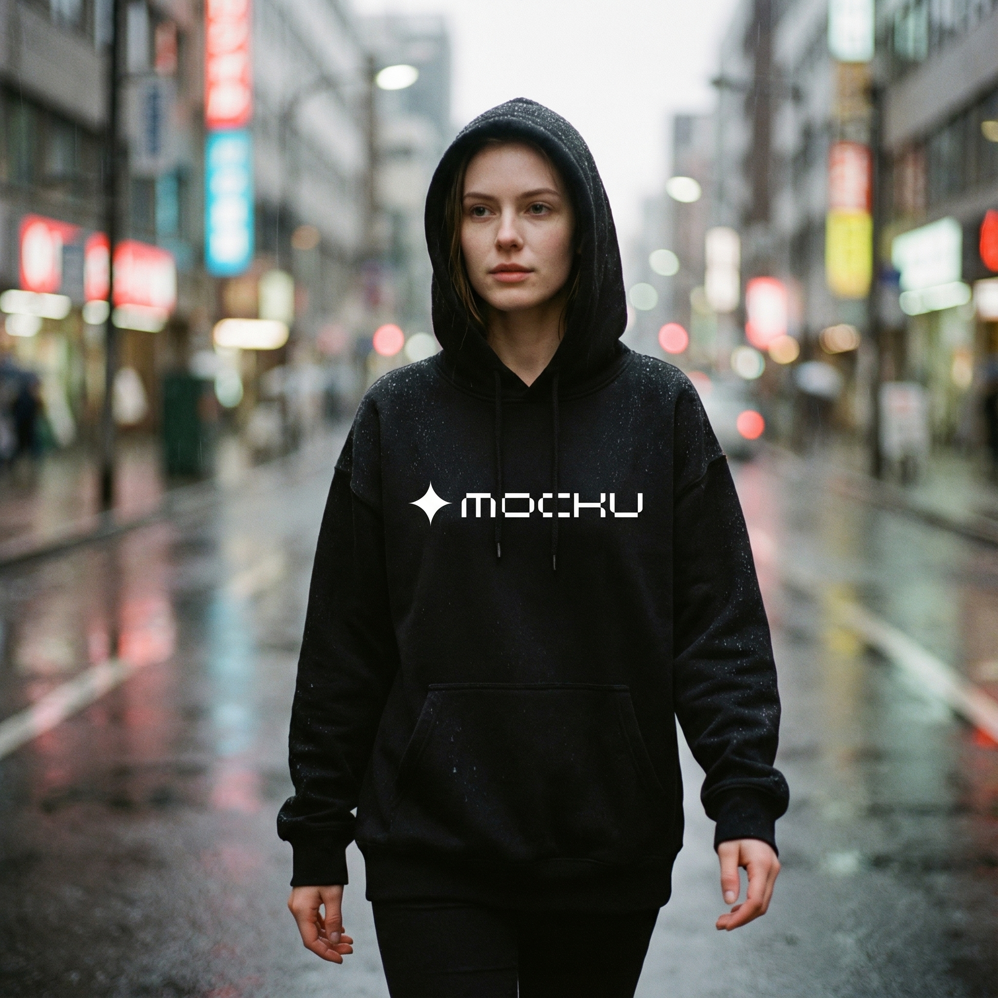Hoodie Minimal Light mockup