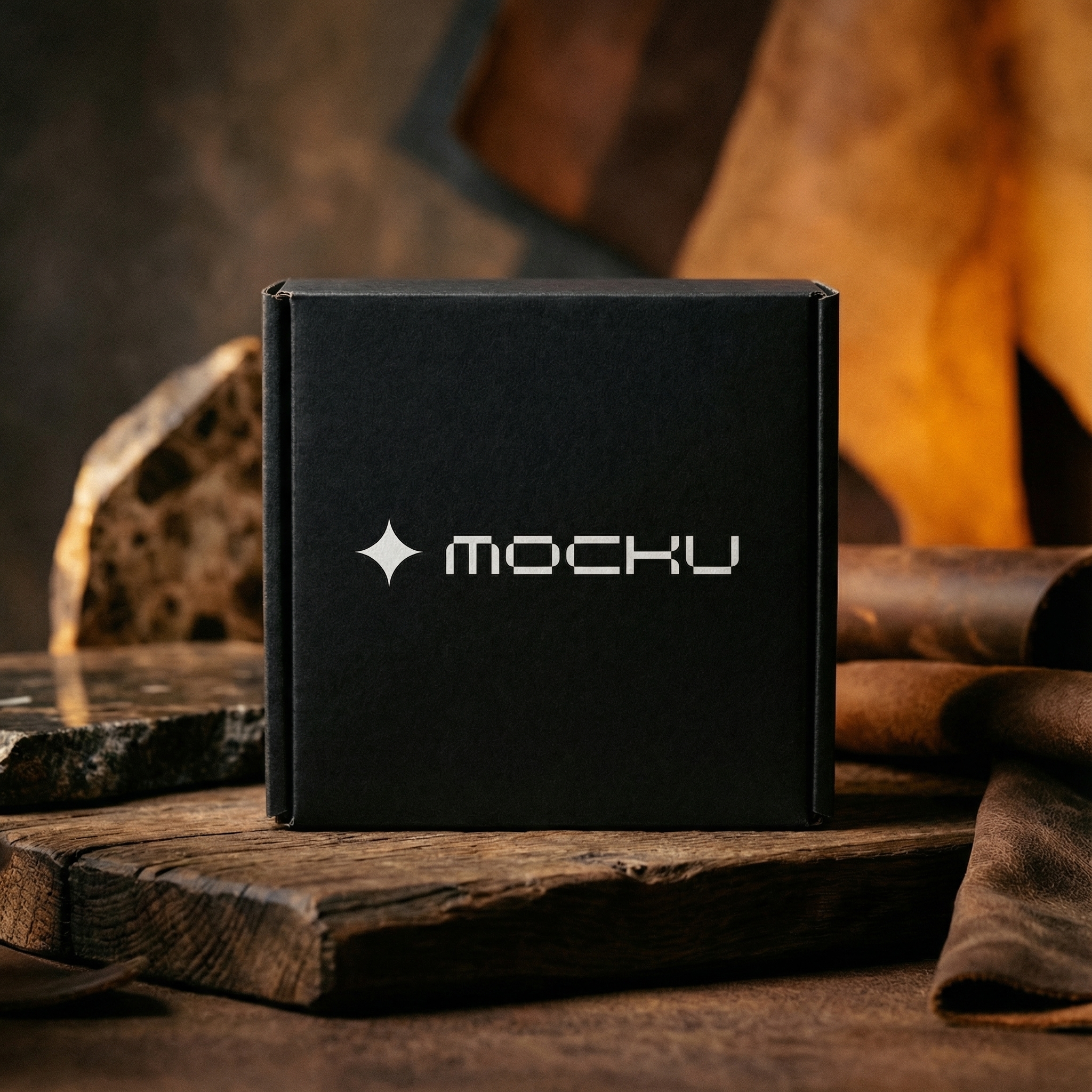 Box Raw Nature Luxury mockup