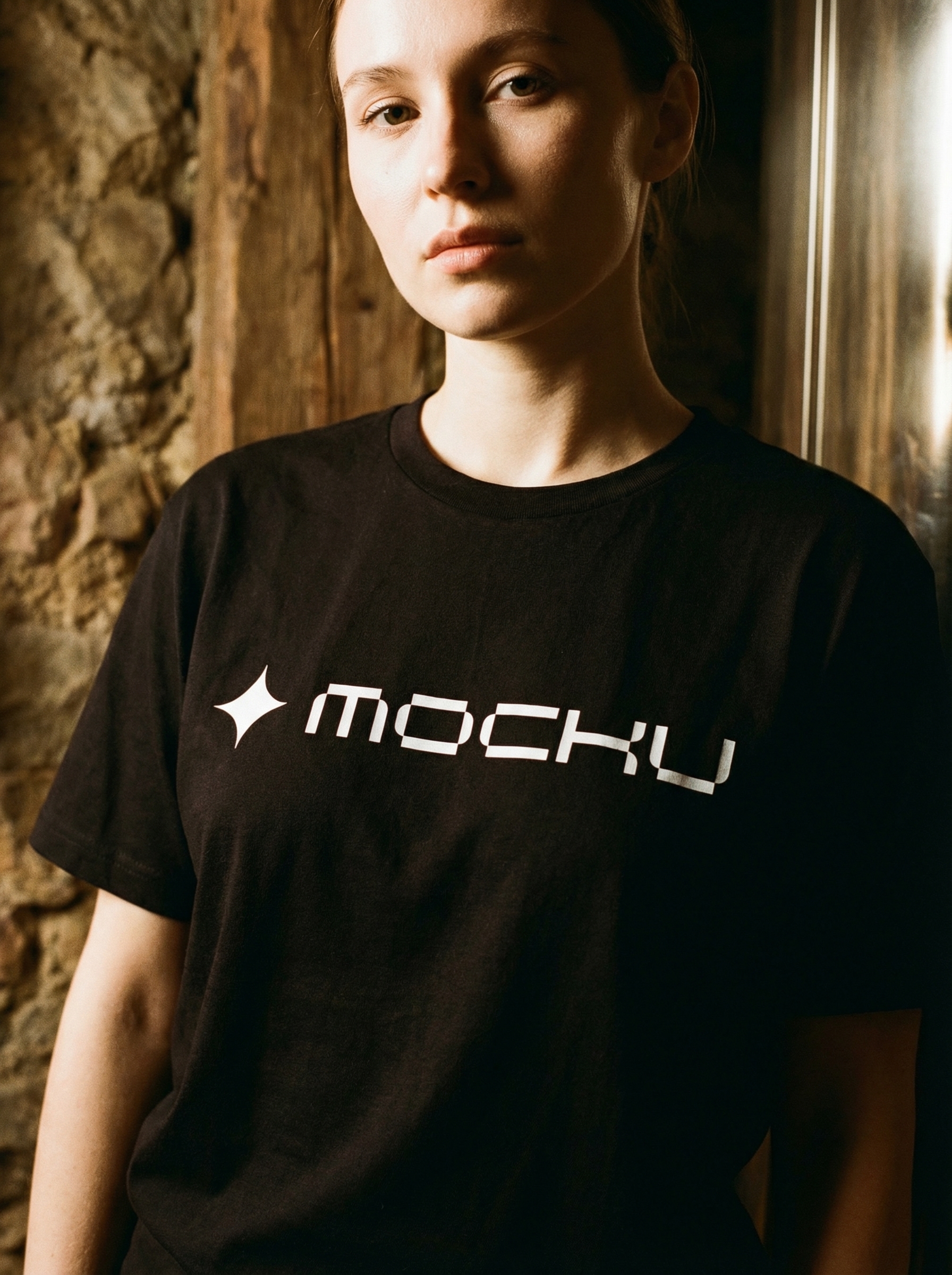 T-Shirt Raw Nature Luxury mockup