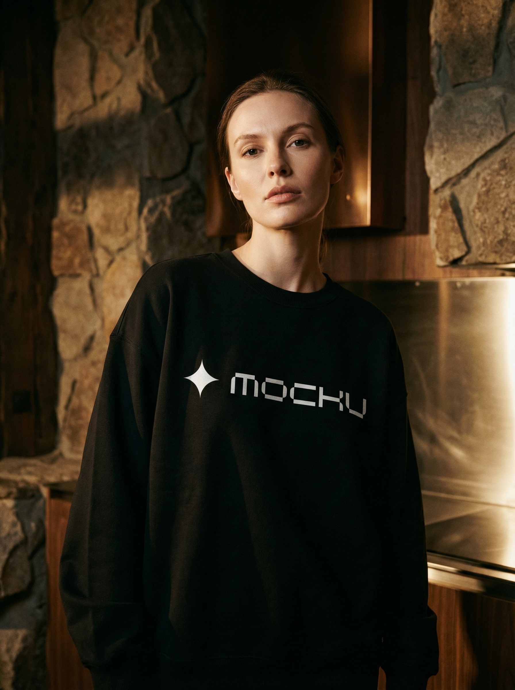 Sweatshirt Raw Nature Luxury mockup