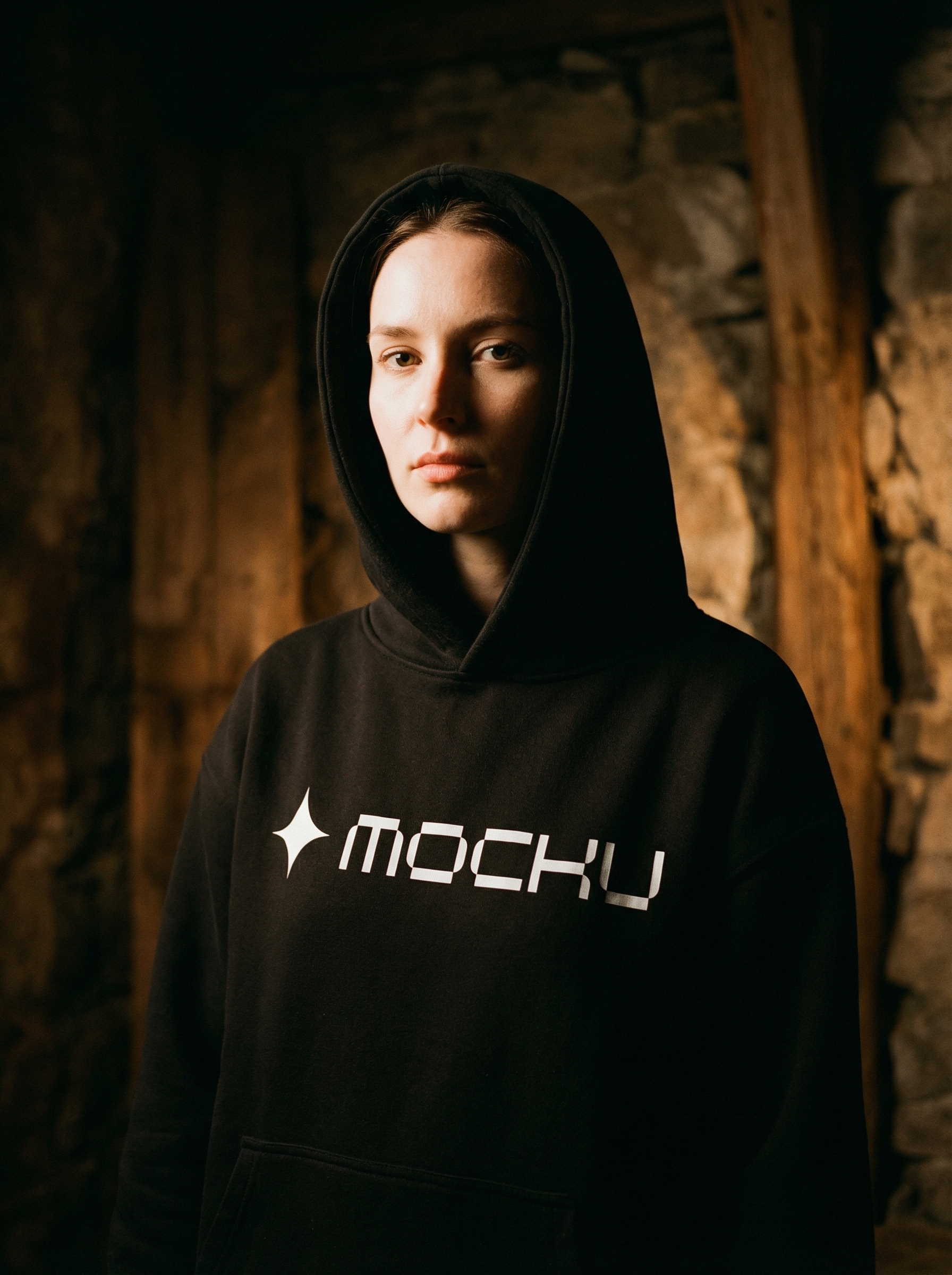 Hoodie Raw Nature Luxury mockup