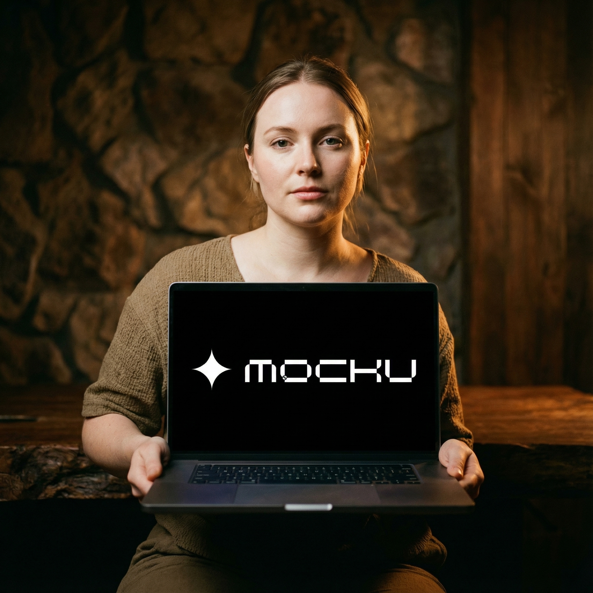 MacBook Pro Raw Nature Luxury mockup