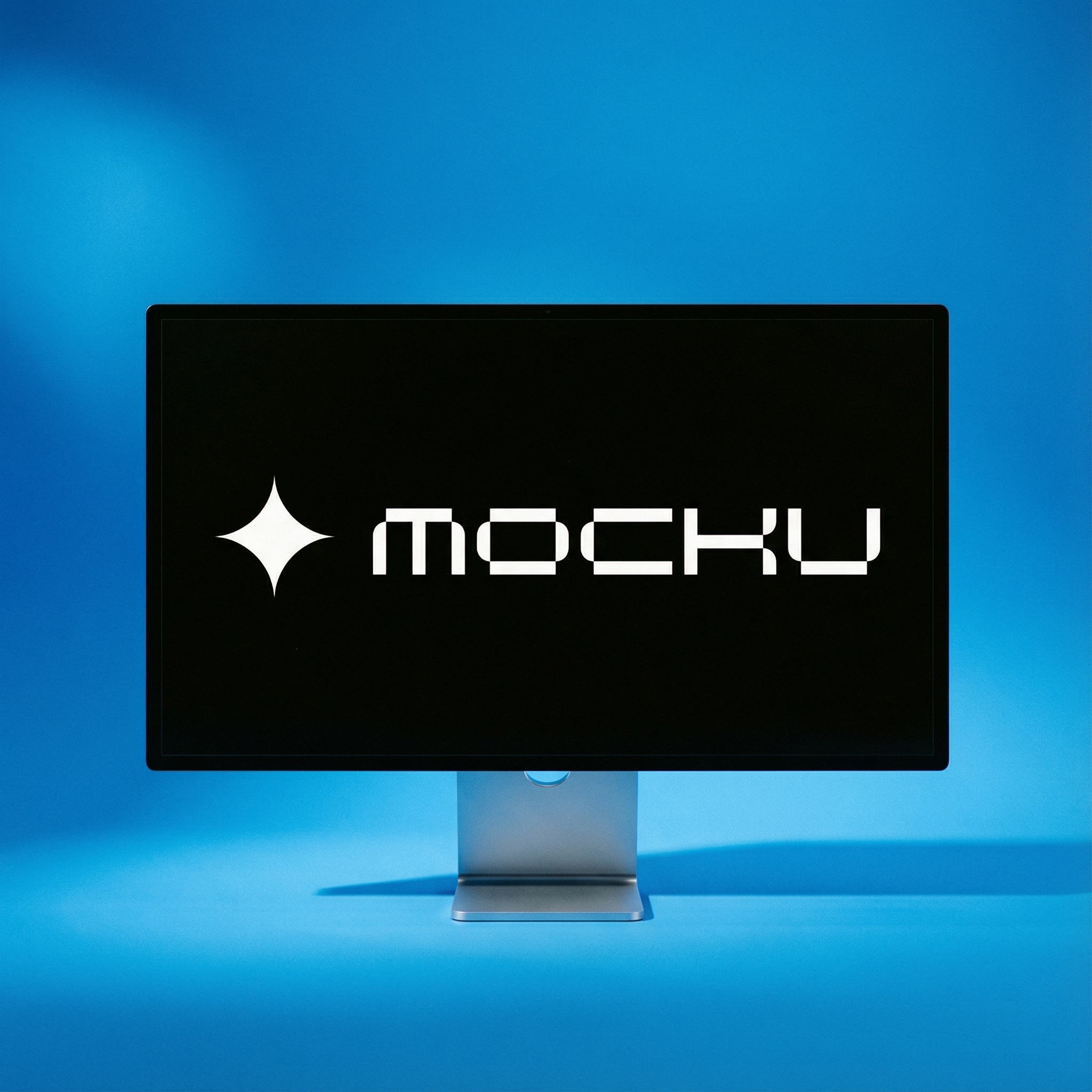 Apple Studio Display Bold Graphic Studio mockup