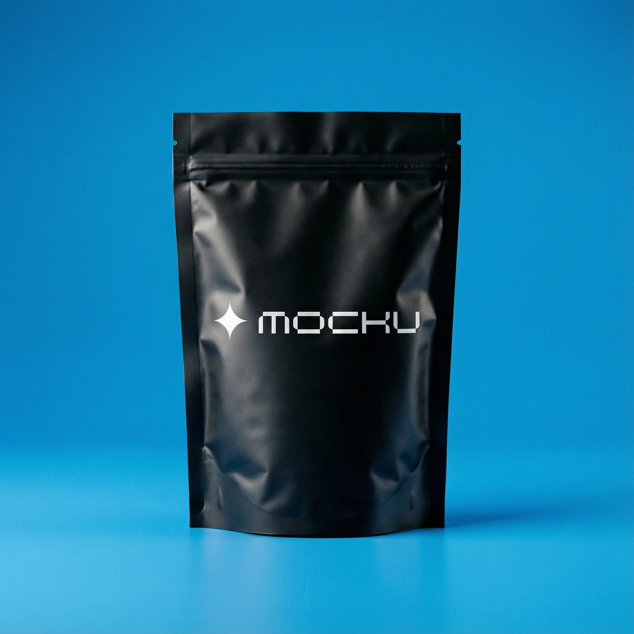 Protein Powder Pouch Bold Graphic Studio mockup