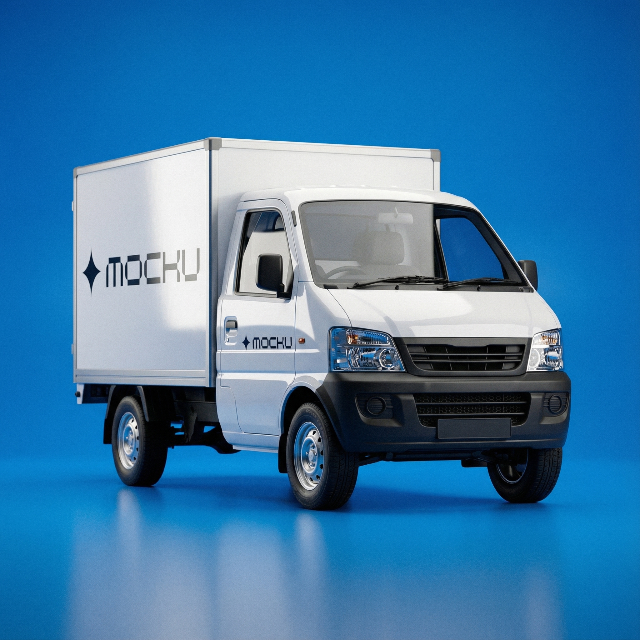 Small Box Van Bold Graphic Studio mockup