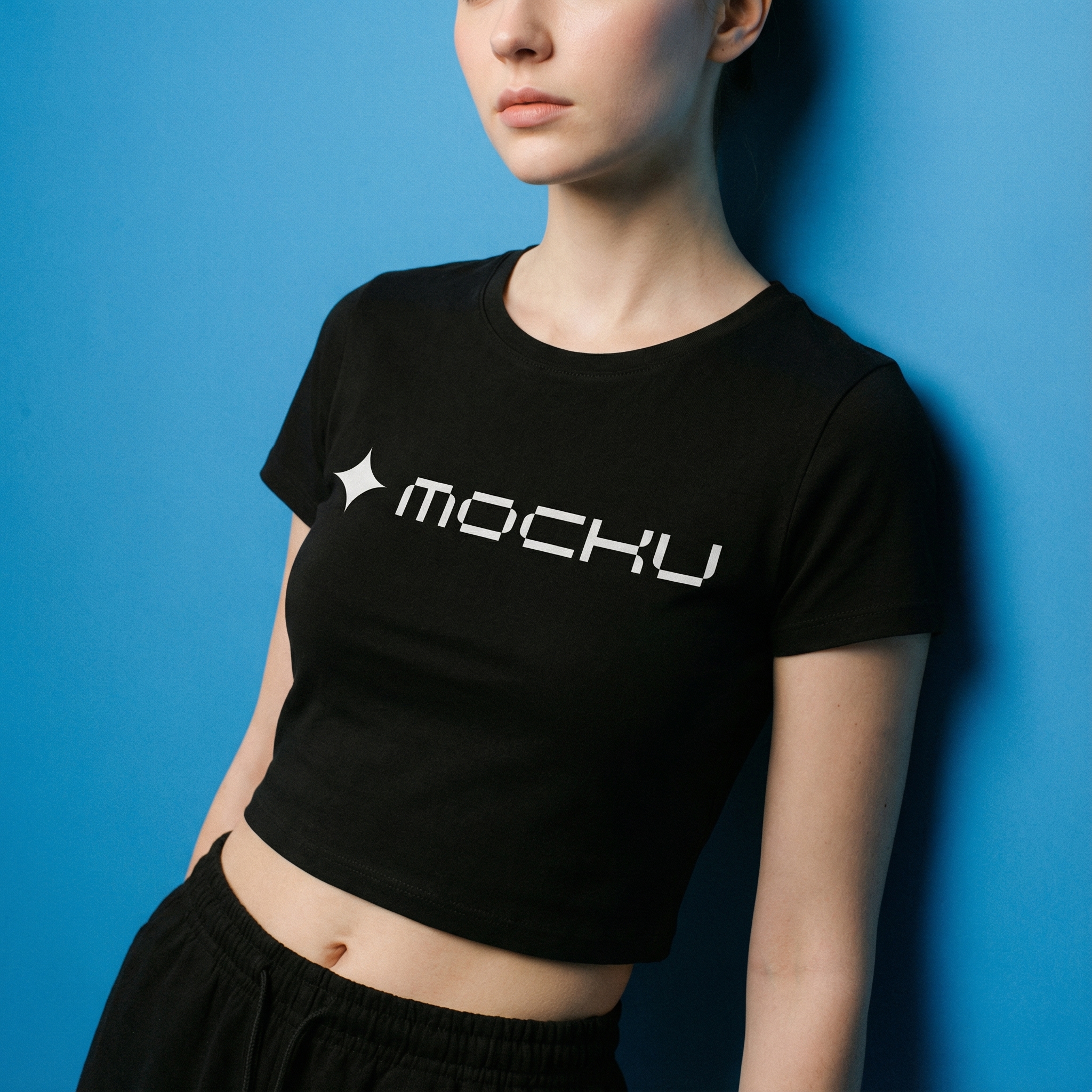 Crop Top Bold Graphic Studio mockup