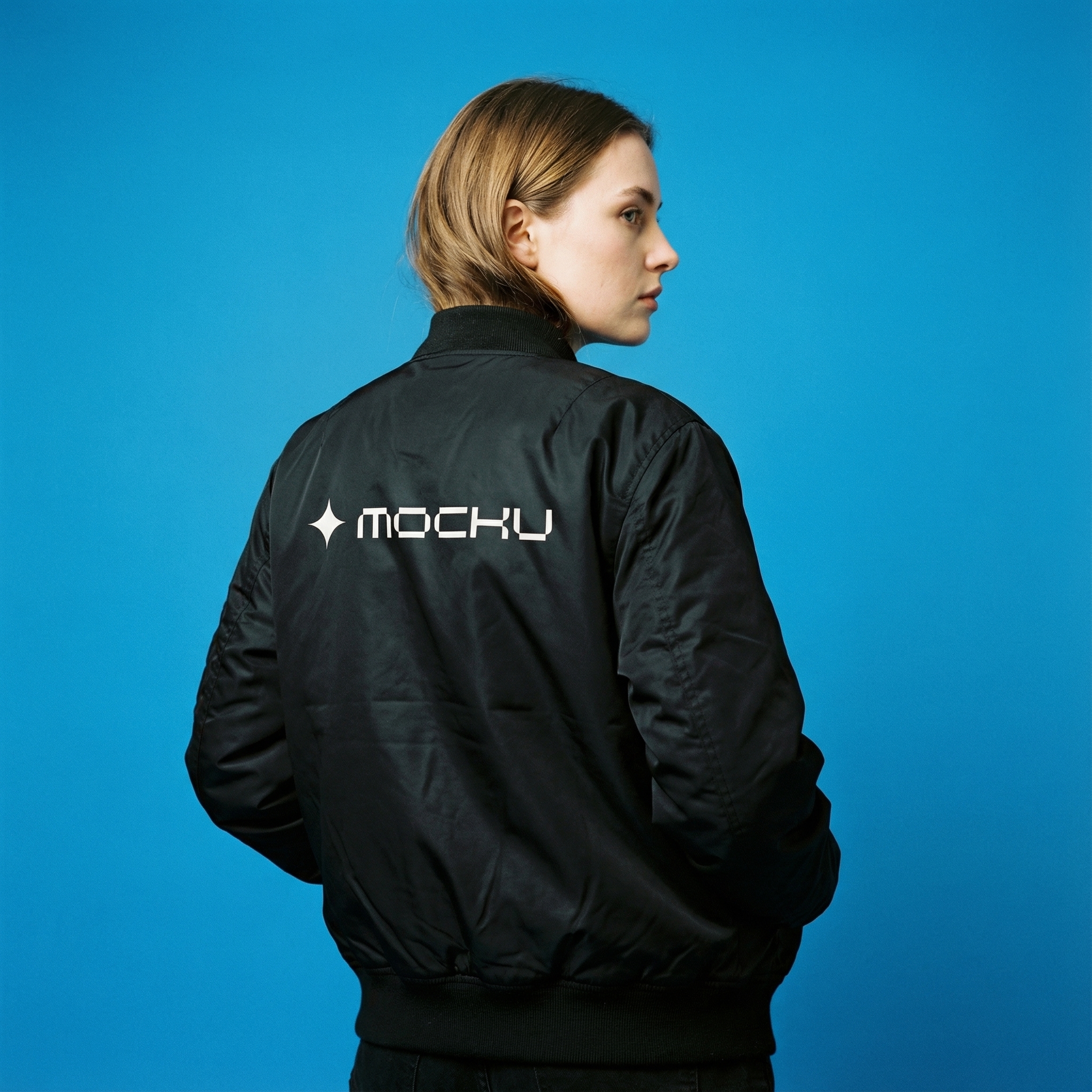 Bomber Jacket Bold Graphic Studio mockup