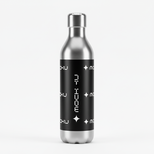 Metal Water Bottle mockup