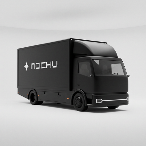 Large Box Truck mockup