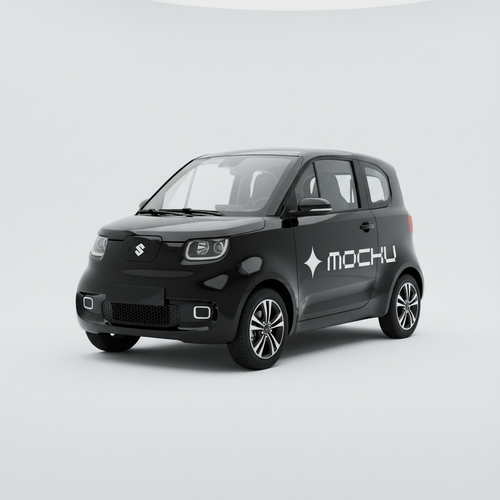 Small Courier Car mockup