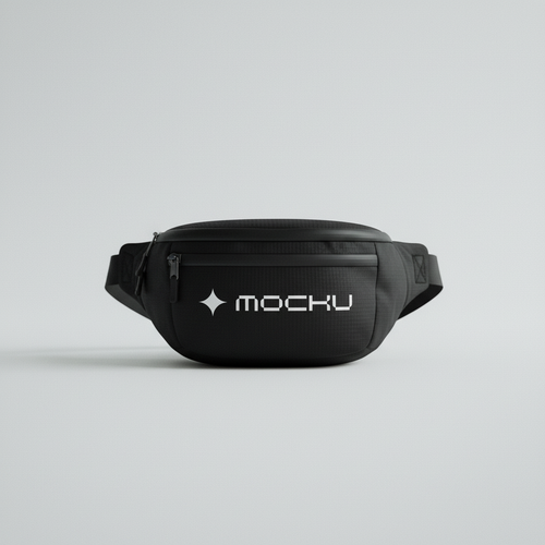 Small Waist Sport Bag mockup