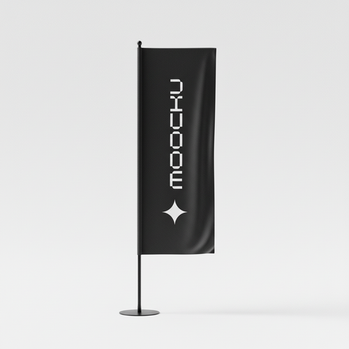 Beach Flag mockup