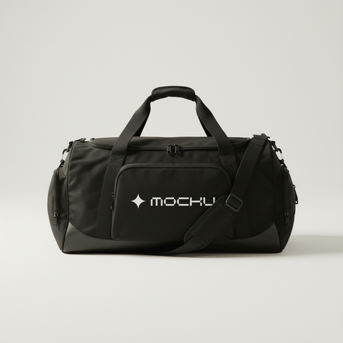 Large Sports Duffel Bag mockup