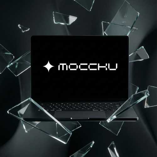 Glass Shards in Suspension style